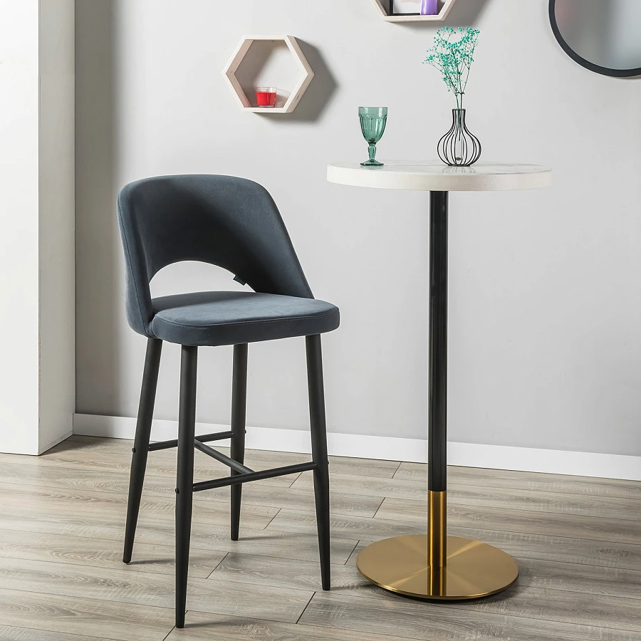 Кресло Бар.Lars Diag grey/черный - фото 6