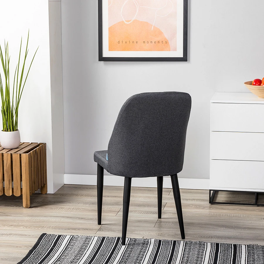 Стул Alen темно-серый/черный - фото 10