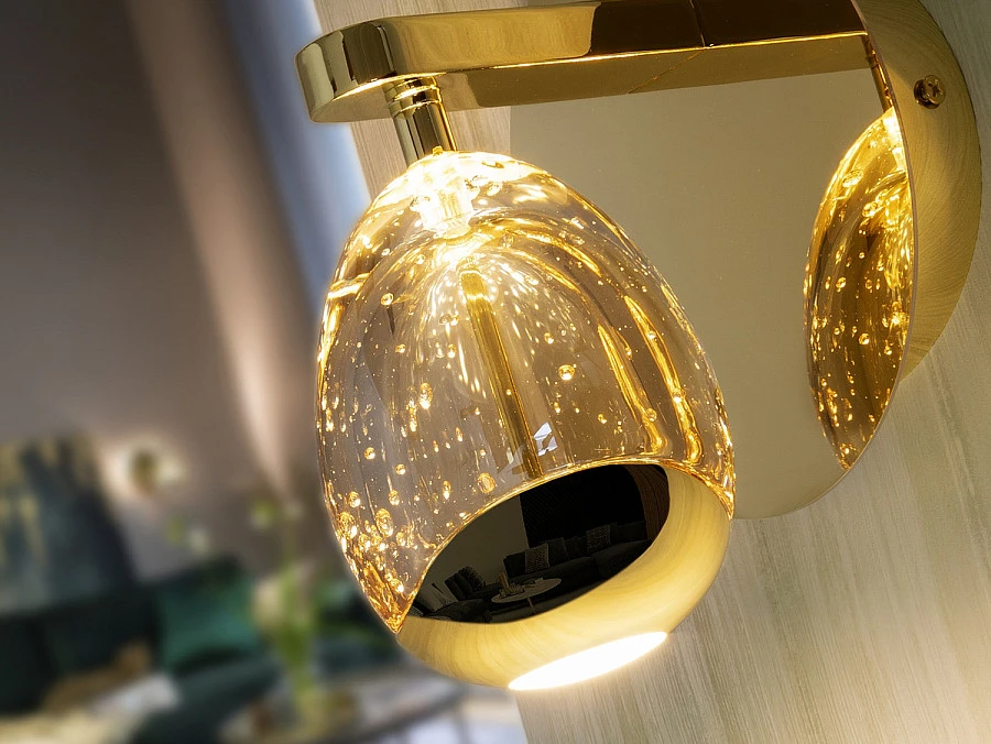 Настенный светильник Rocio 1L золотой - фото 3