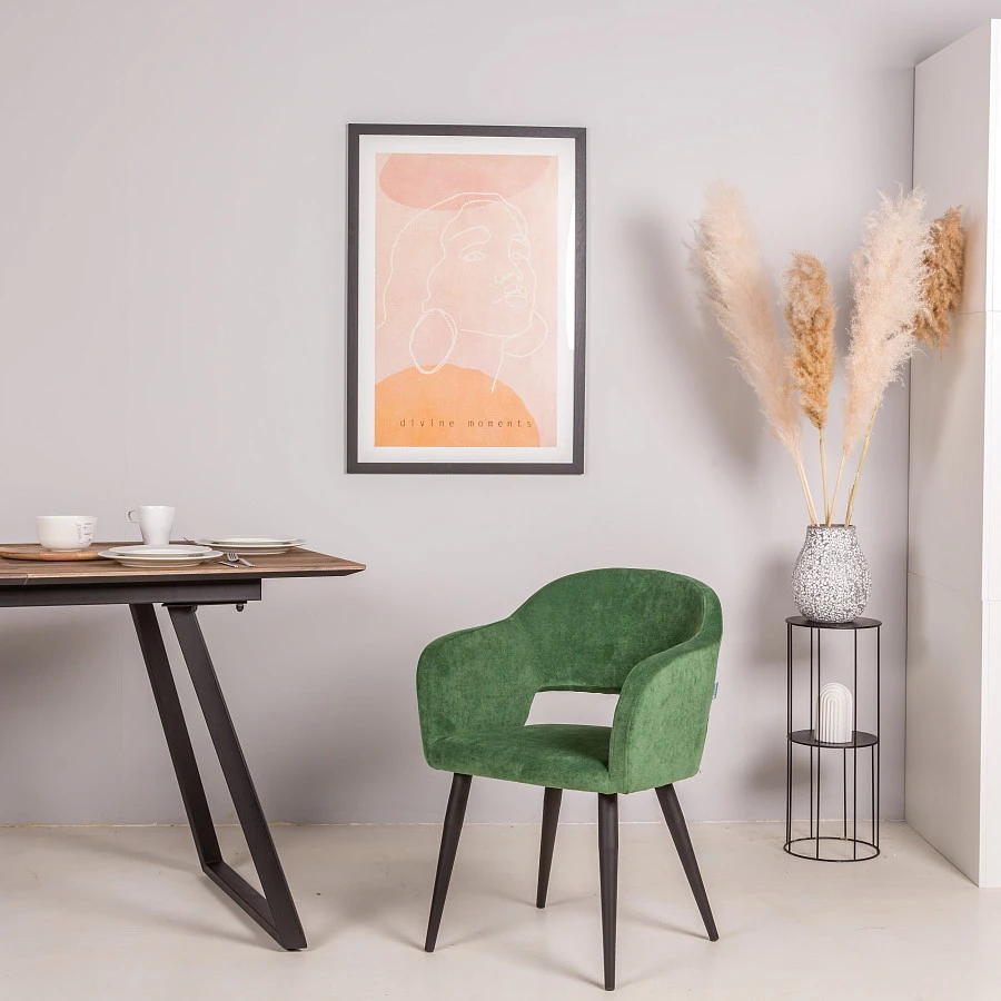 Кресло Oscar зеленый/черный - фото 10