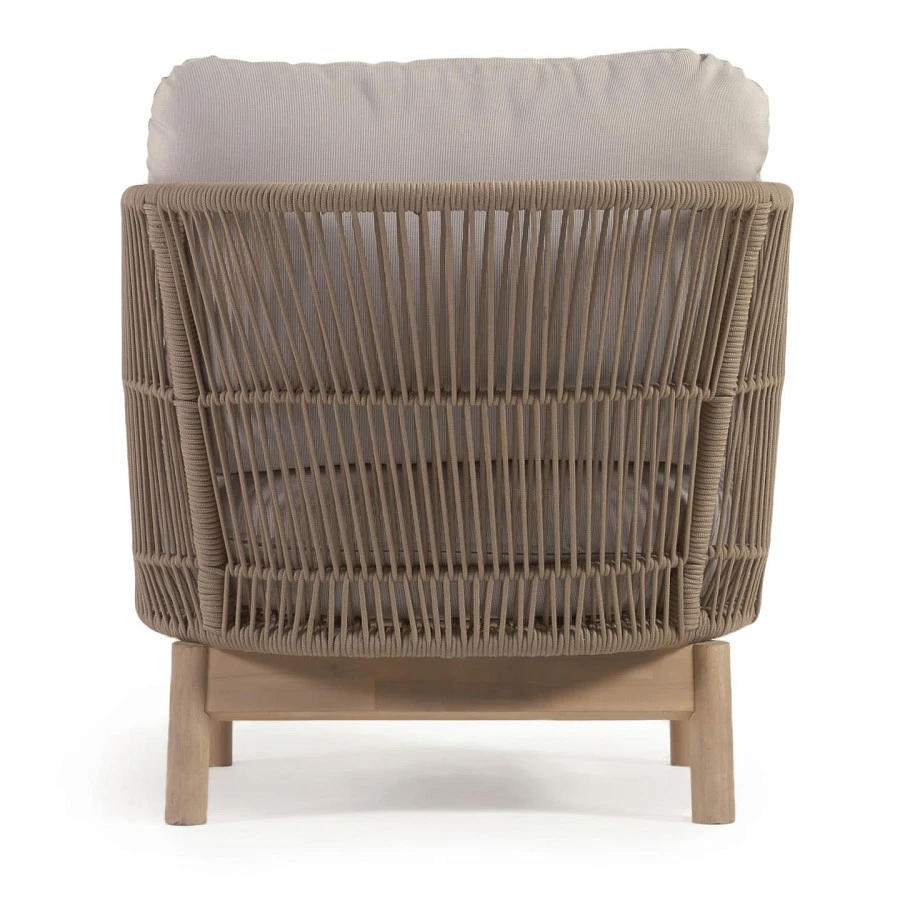 Кресло Catalina из бежевой веревки/массив акации - фото 14