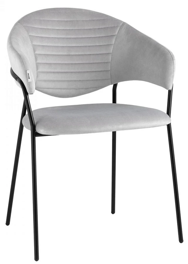 Стул Алексис велюр серый
