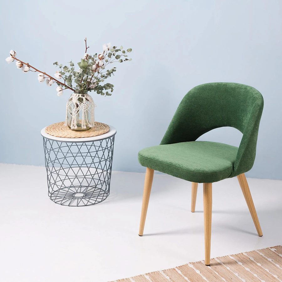 Кресло Lars зелёный/нат.дуб - фото 7