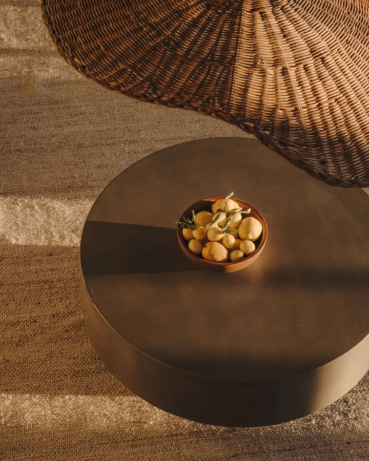 Garbet Журнальный столик цемент Ø 80 см - фото 3