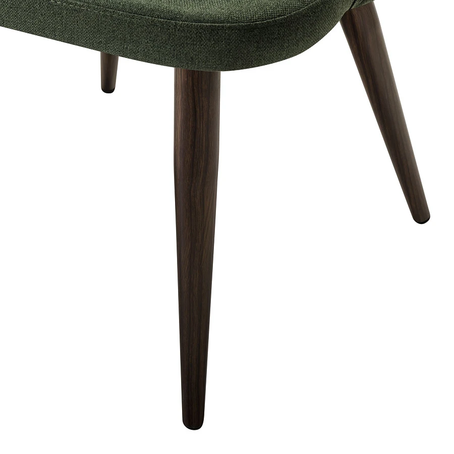 Стул Lars темно-зеленый/т.орех - фото 5