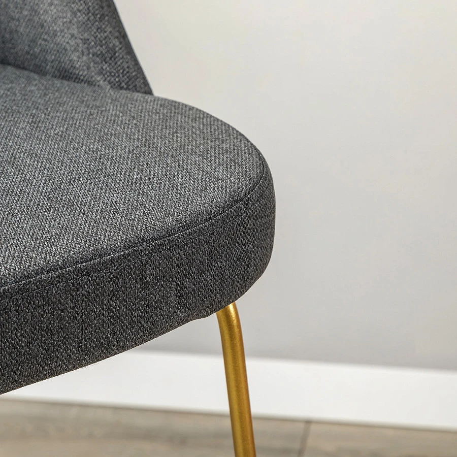 Кресло Бар. Lars тёмно-серый/Линк золото - фото 12