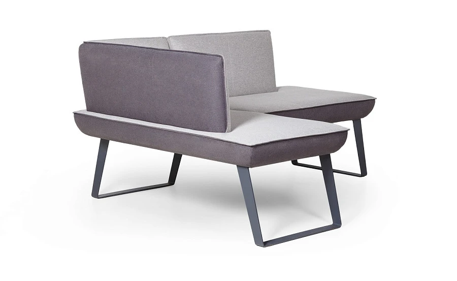 Диван кухонный Cosmo 120-158 L silver - фото 2