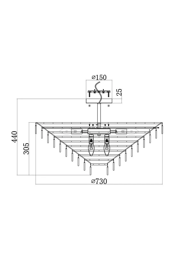 Потолочный светильник Maytoni MOD130CL-14G - фото 2