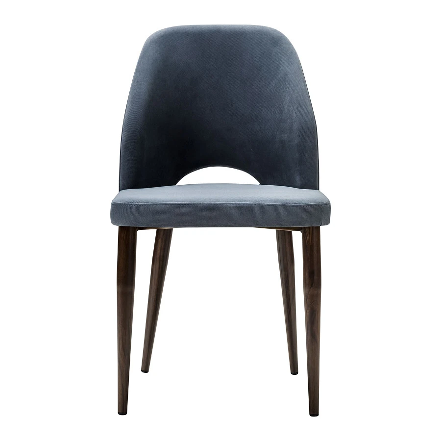 Стул Ledger Diag grey/т. орех - фото 2