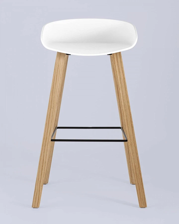 Стул барный LIBRA БЕЛЫЙ - фото 4