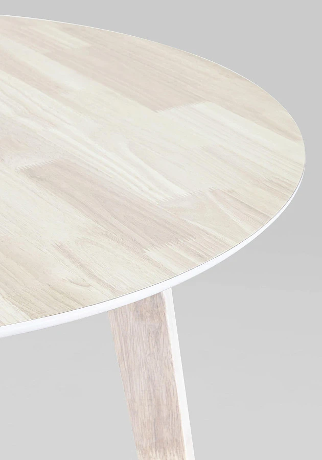 Стол обеденный GERDA 100*100 беленый дуб - фото 5