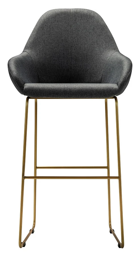 Кресло Бар. Kent тёмно-серый/Линк золото - фото 3