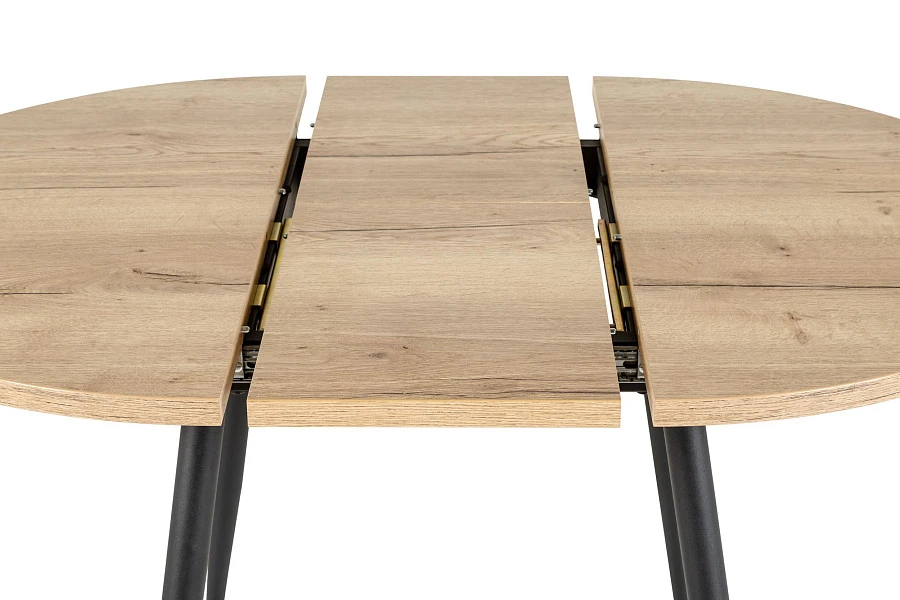 Стол Месси Prime раздвиж. D90+30 Галифакс Натур/Бабочка - фото 4