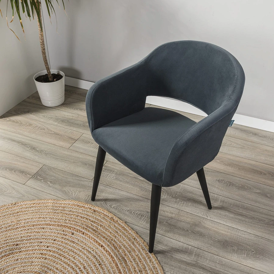 Стул Oscar Diag grey/черный - фото 13