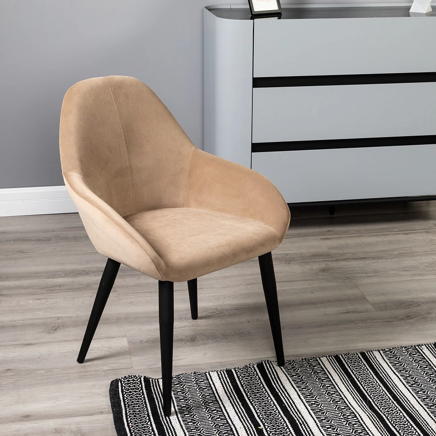 Кресло Kent Diag beige/черный - фото 10