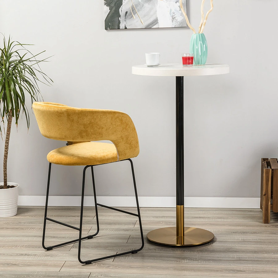 Кресло полубар Hugs желтый/Линк - фото 10