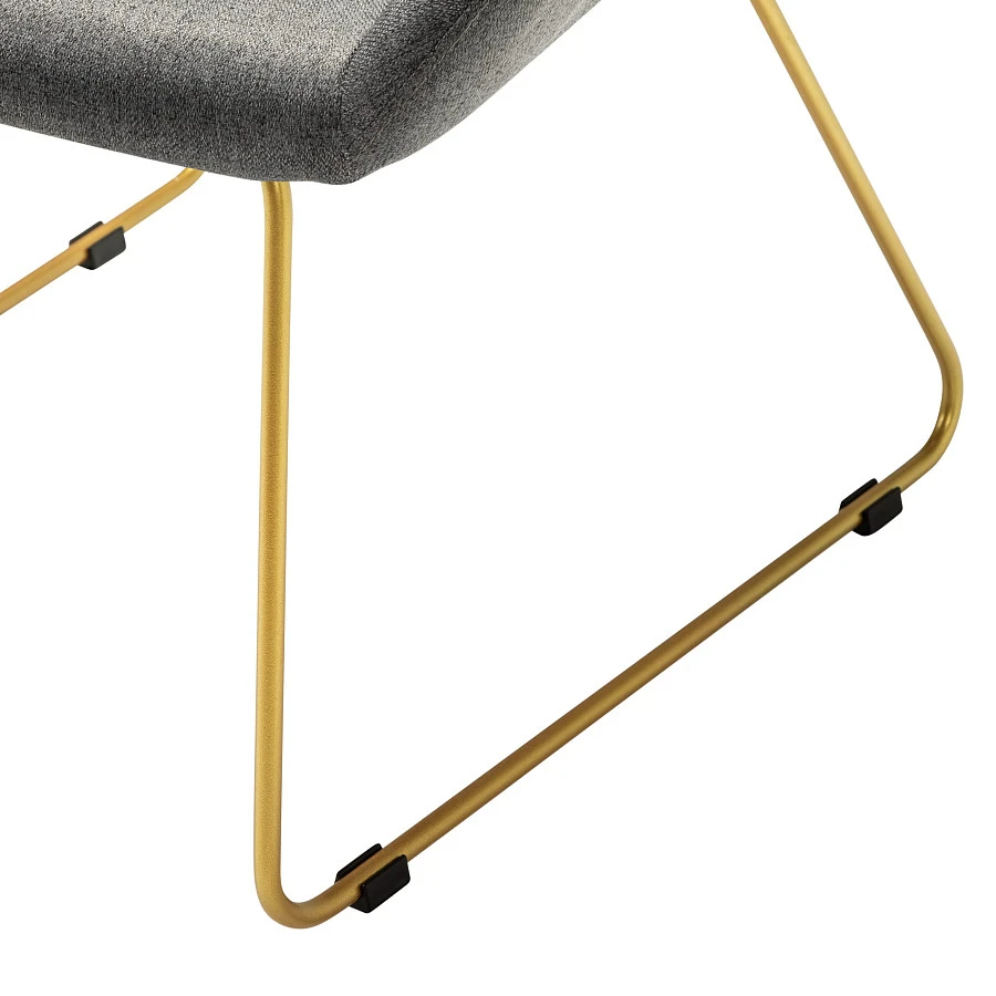 Кресло Kent тёмно-серый/Линк золото - фото 5