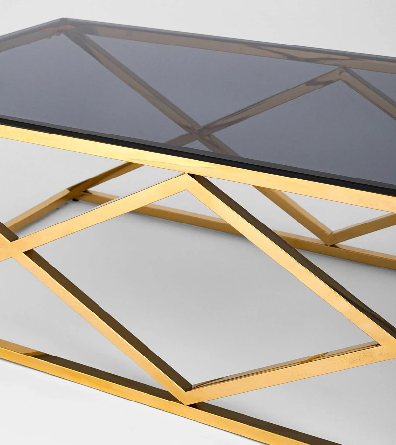 Журнальный стол 120*60 ИНСИГНИЯ золотистый - фото 4