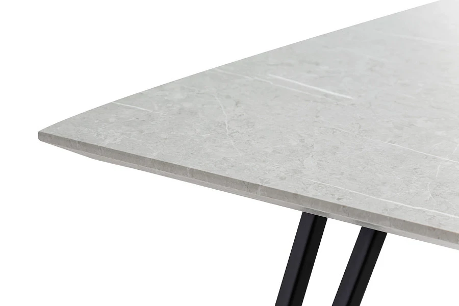 Стол Диего 960*960 мрамор Бианко со скосом - фото 3