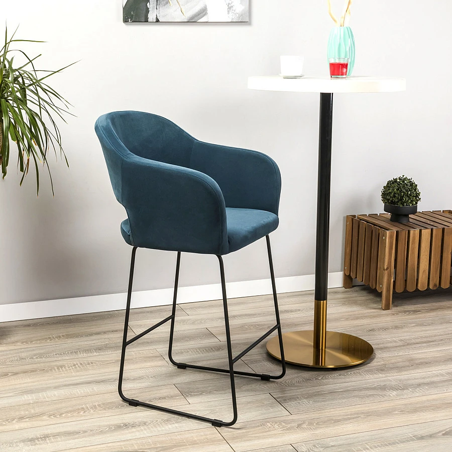 Стул полубар Oscar Diag blue/Линк - фото 8