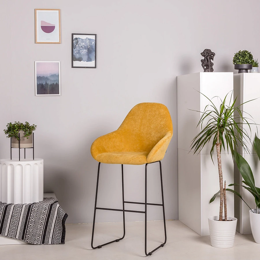 Стул Бар Kent Жёлт/Линк - фото 5