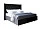 Кровать Графиня 140х200 чёрного цвета