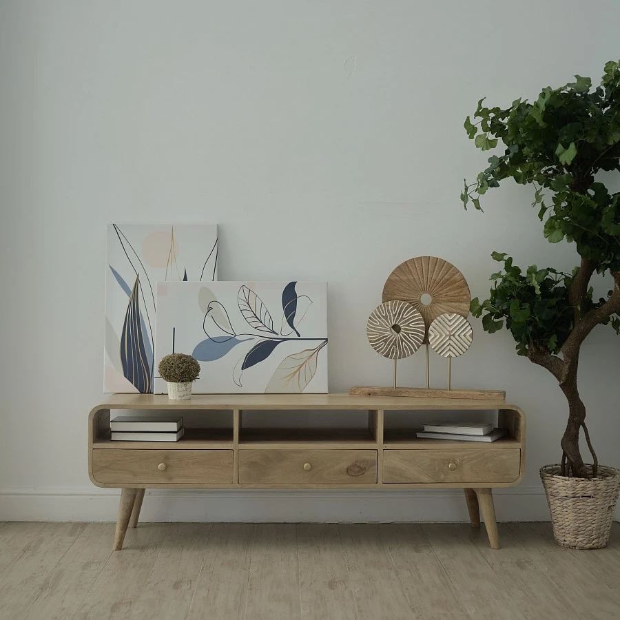 Консоль из массива, АУДУН 3 ящика - фото 4