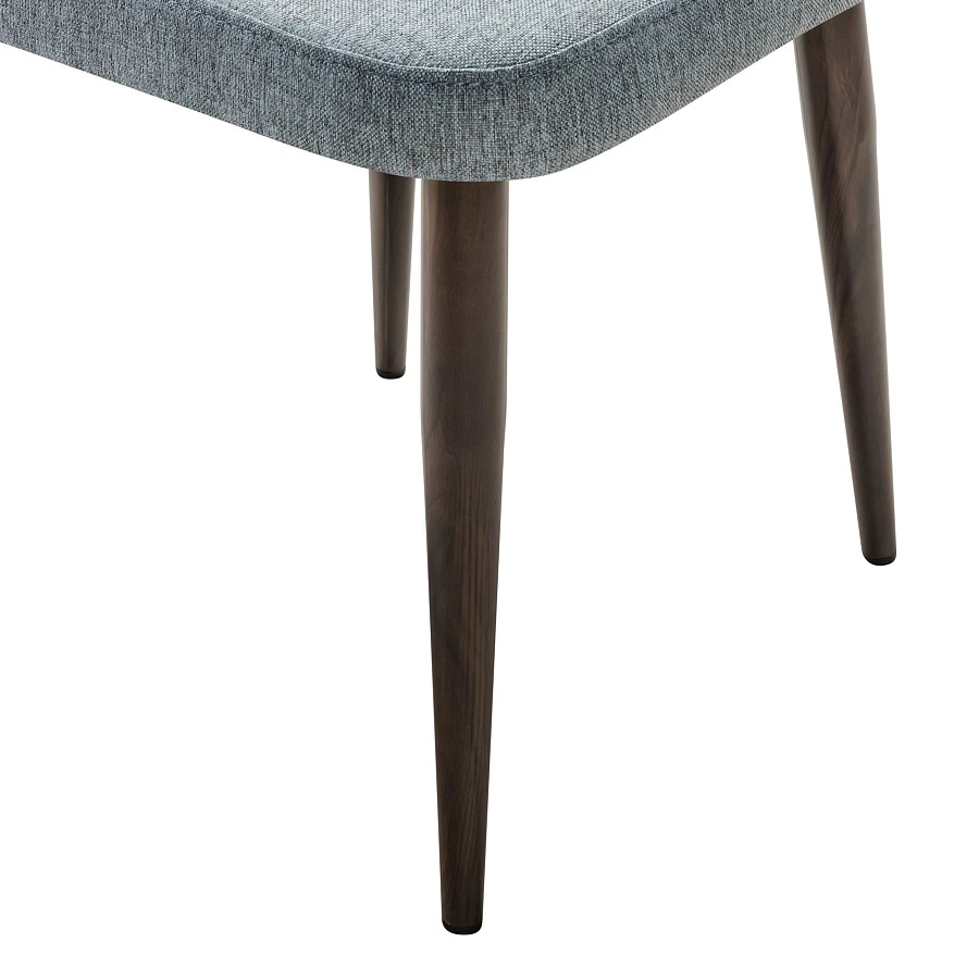 Стул Ledger св.серый/т. орех - фото 6