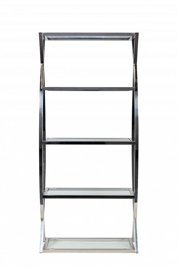 Стеллаж Glossy Silver 2x0.9x0.35м - фото 2