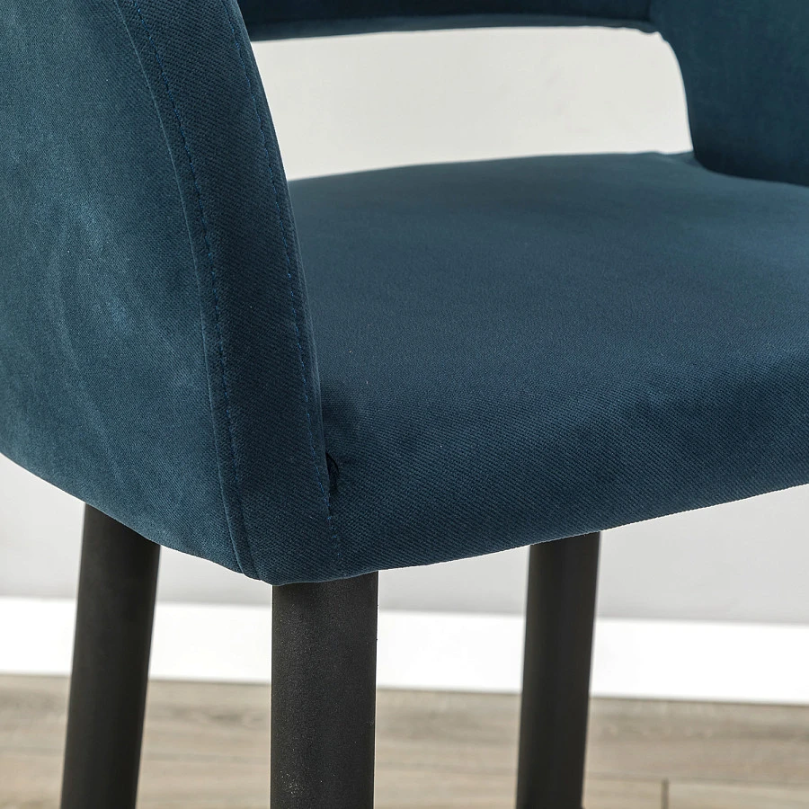 Кресло Бар.Oscar Diag blue/черный - фото 11