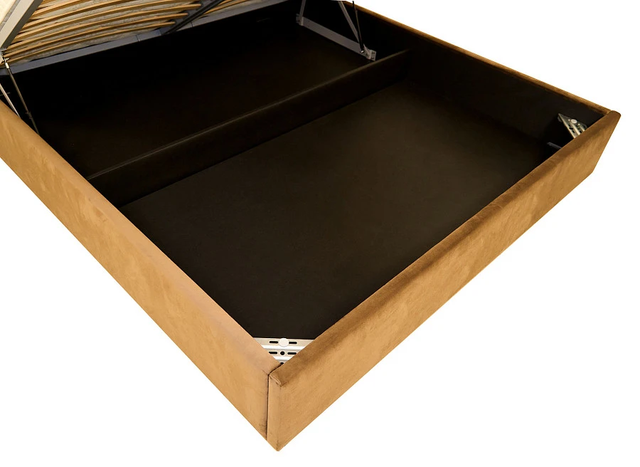 Кровать Ксю 140х200 тёмно-синего цвета - фото 6