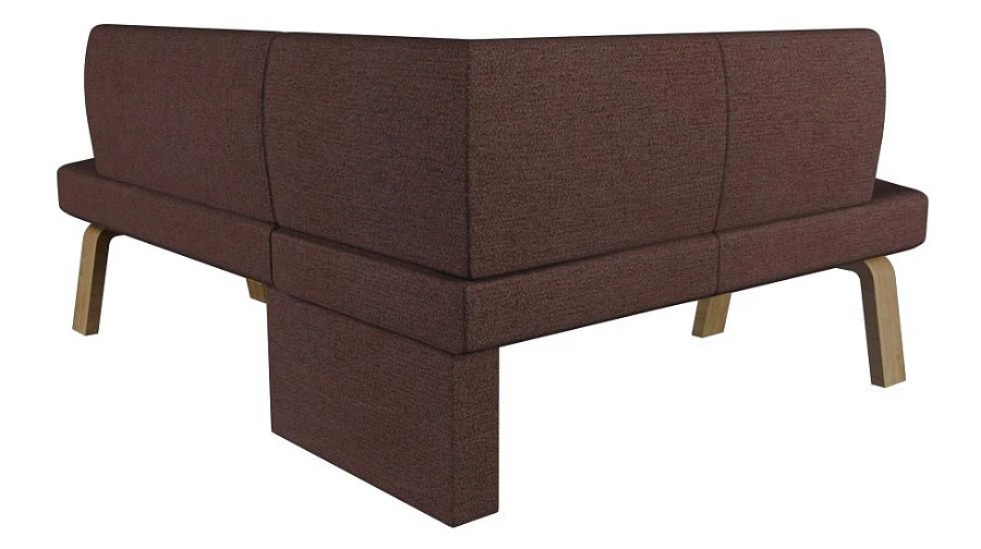 Диван кухон. Pride 140-178 L coffe 1440*1820*830 - фото 2