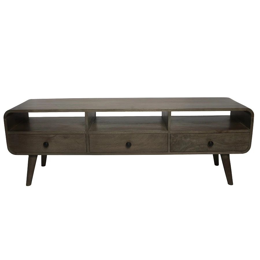 Консоль из массива, АУДУН ГРЭЙ 3 ящика