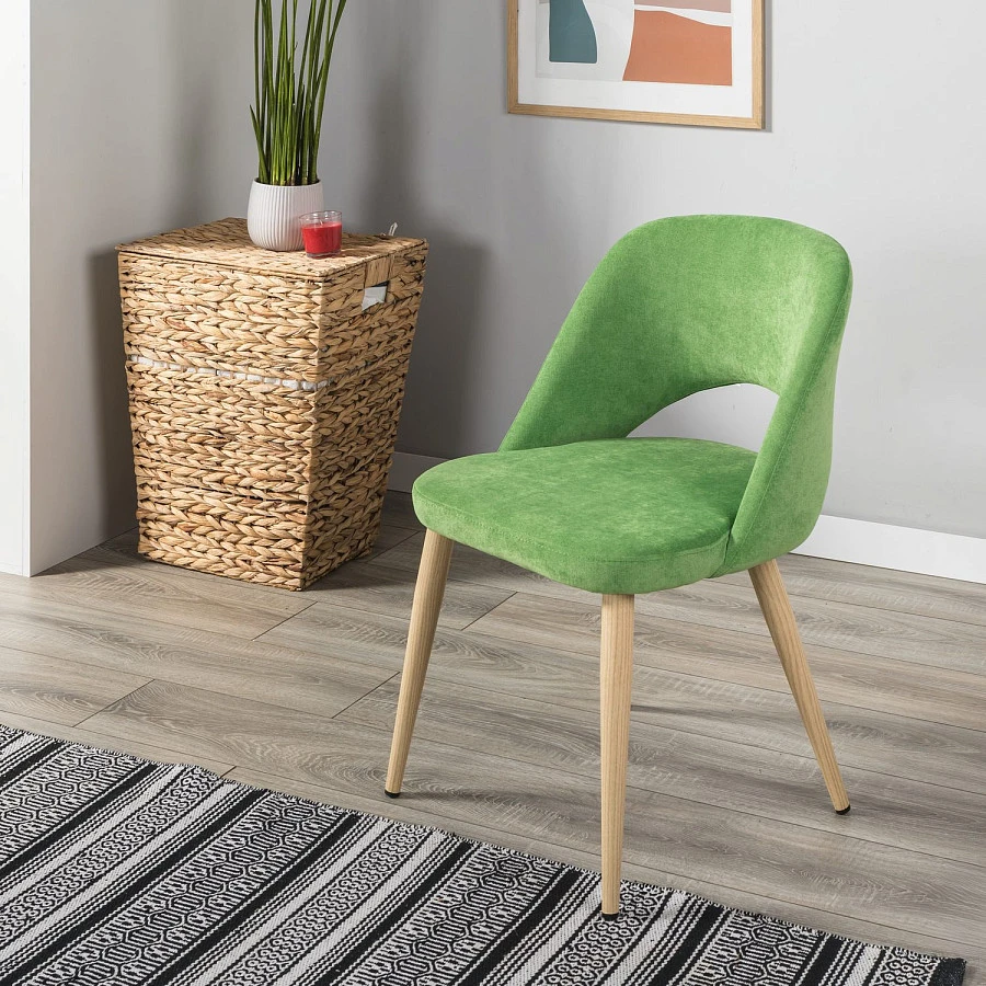 Кресло Lars Green/нат.дуб - фото 10