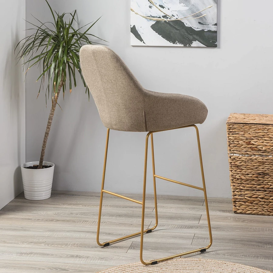 Кресло Бар Kent Браун/ЛинкЗолот - фото 9