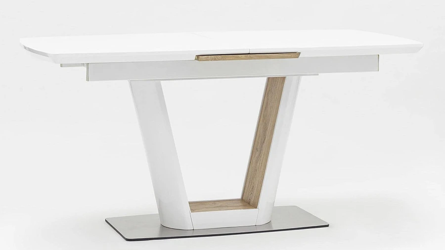 Стол обед. раскладной Атланта 160-200*90 белый - фото 2