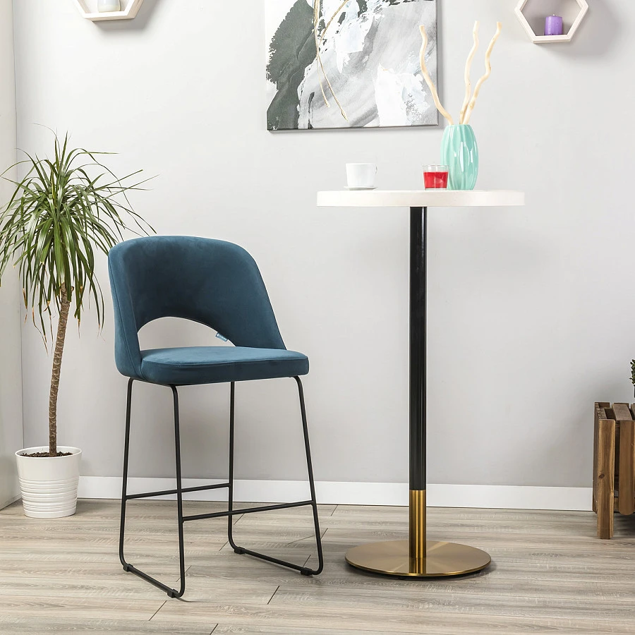 Кресло полубар Lars Diag blue/Линк - фото 7