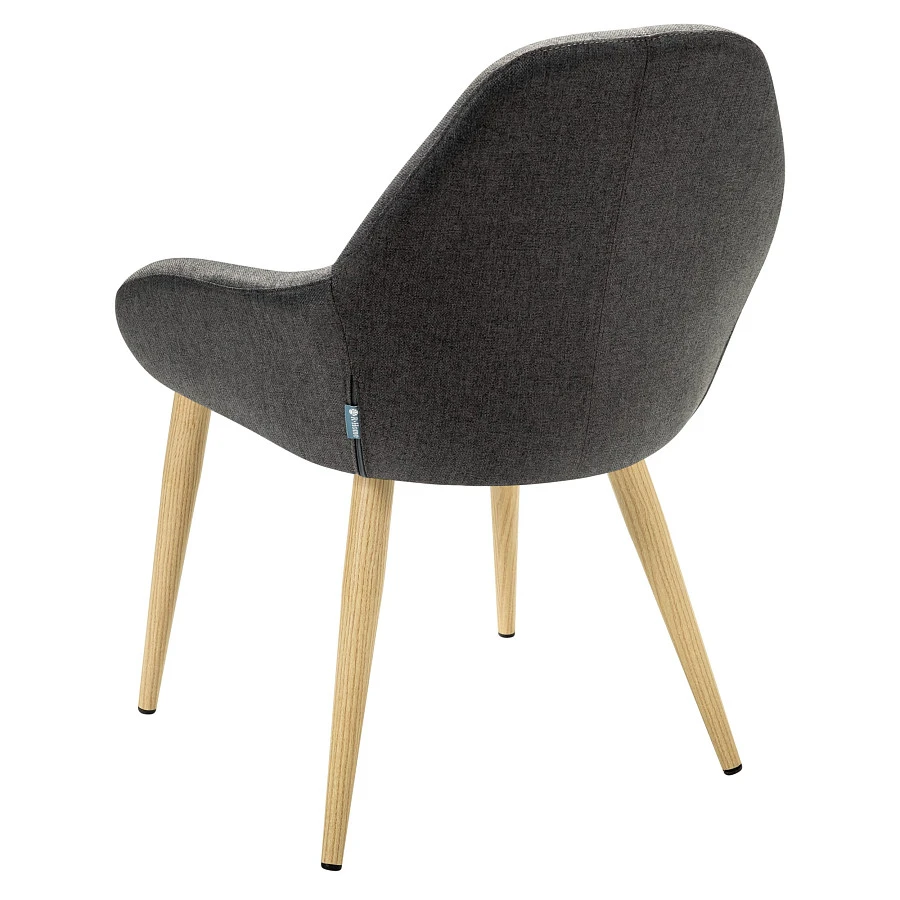 Кресло Kent тёмно-серый/нат.дуб - фото 4