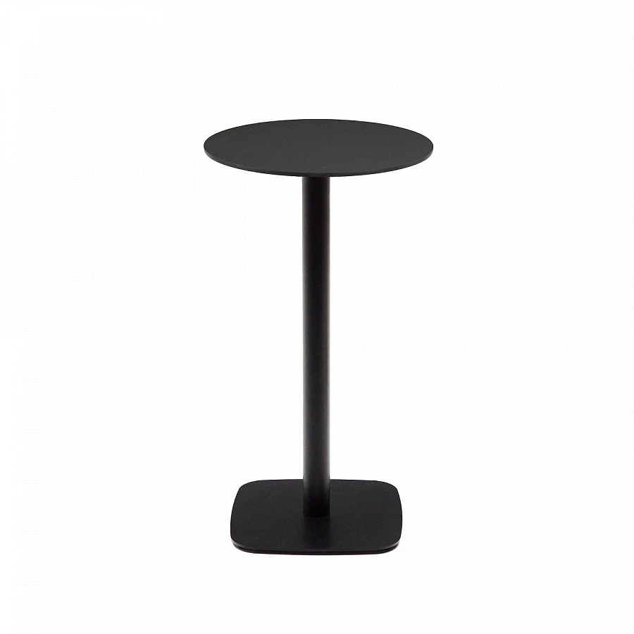 Dina садовый стол черн./Металл Ø60x96см