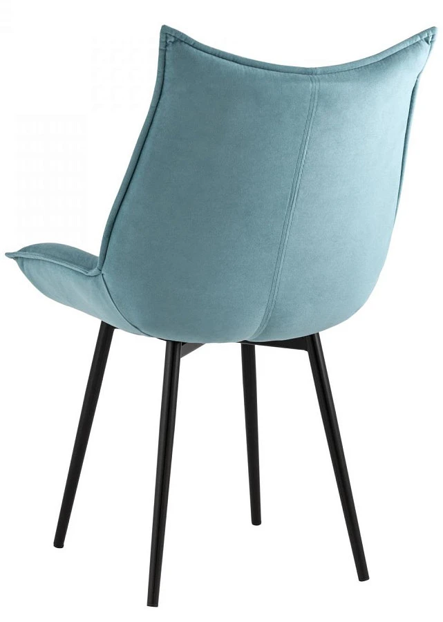 Стул Осло велюр пыльно-голубой - фото 5
