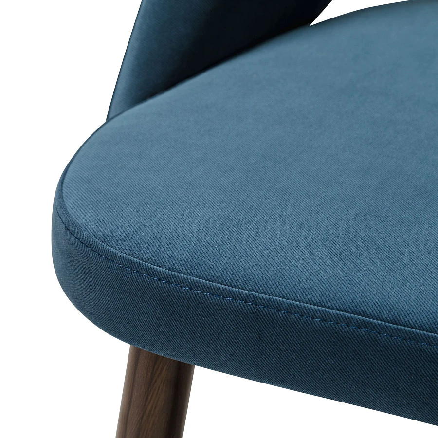 Стул Lars Diag blue/т.орех - фото 5