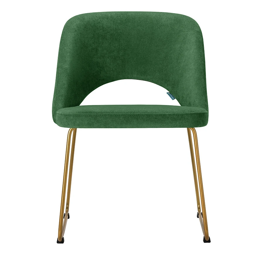 Кресло Lars зелёный/Линк золото - фото 2
