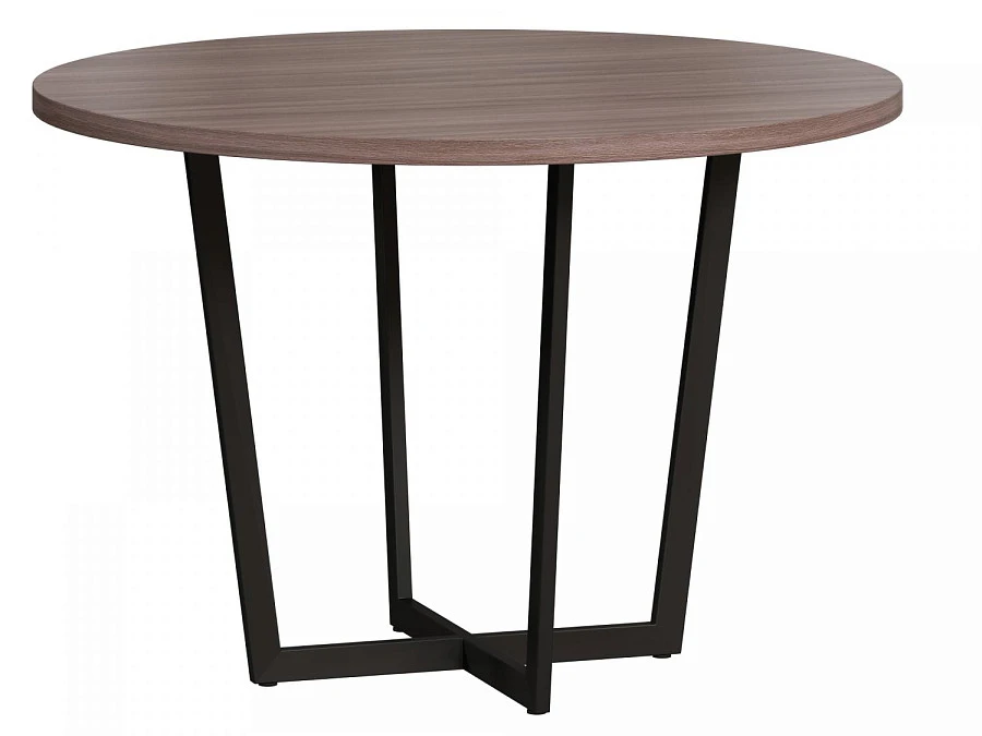 Стол обеденный Мальборк Раунд Шимо Темный лофт