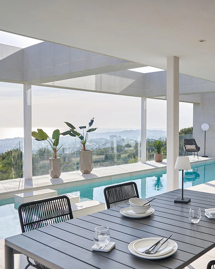 Веревочное кресло Abeli черного цвета - фото 7