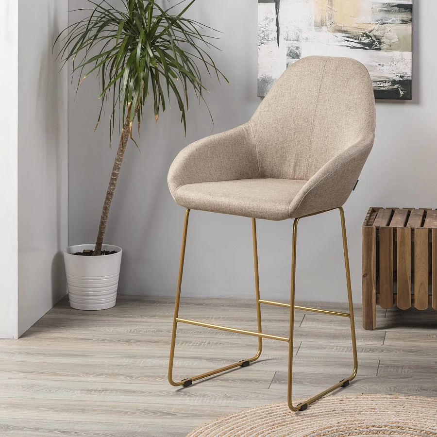 Кресло полубар Kent Браун/ЛинкЗолот - фото 10