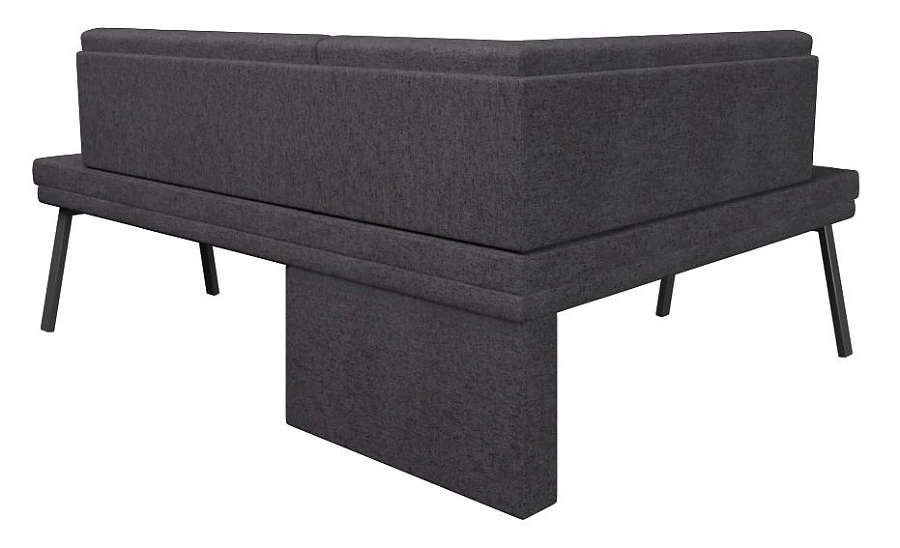 Диван кухон. Brave 140-178 L grey 1440*1820*830 - фото 2