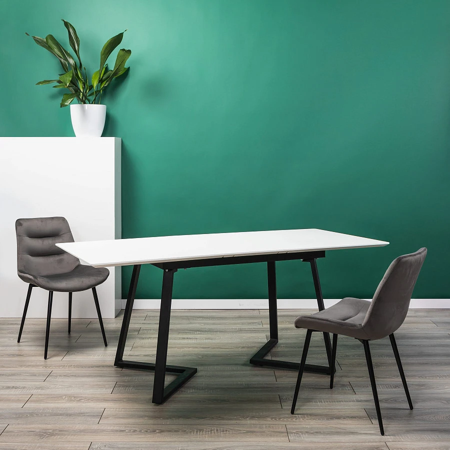 Стол Роналдо раздвиж. 120-160 Белый - фото 12