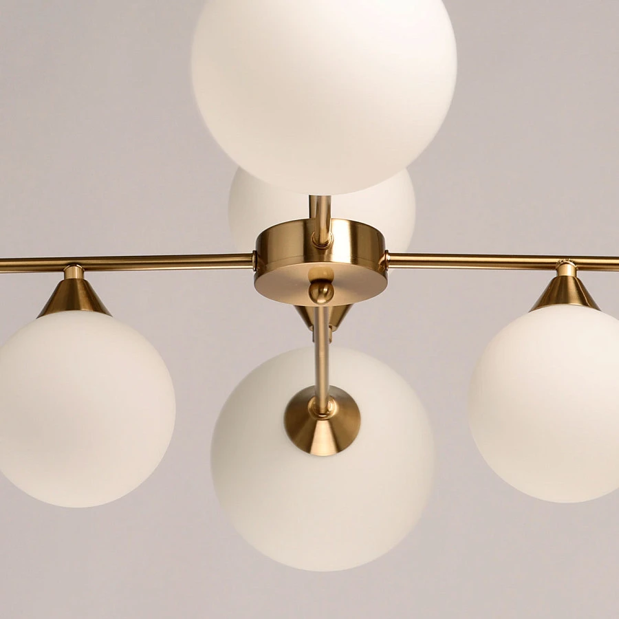 Люстра подвесная DeMarkt Оливия 306015508 - фото 7