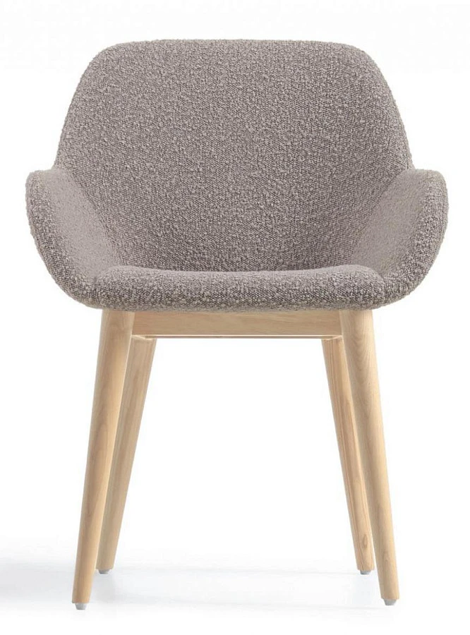 Стул Konna светло-серый/массив ясеня - фото 4