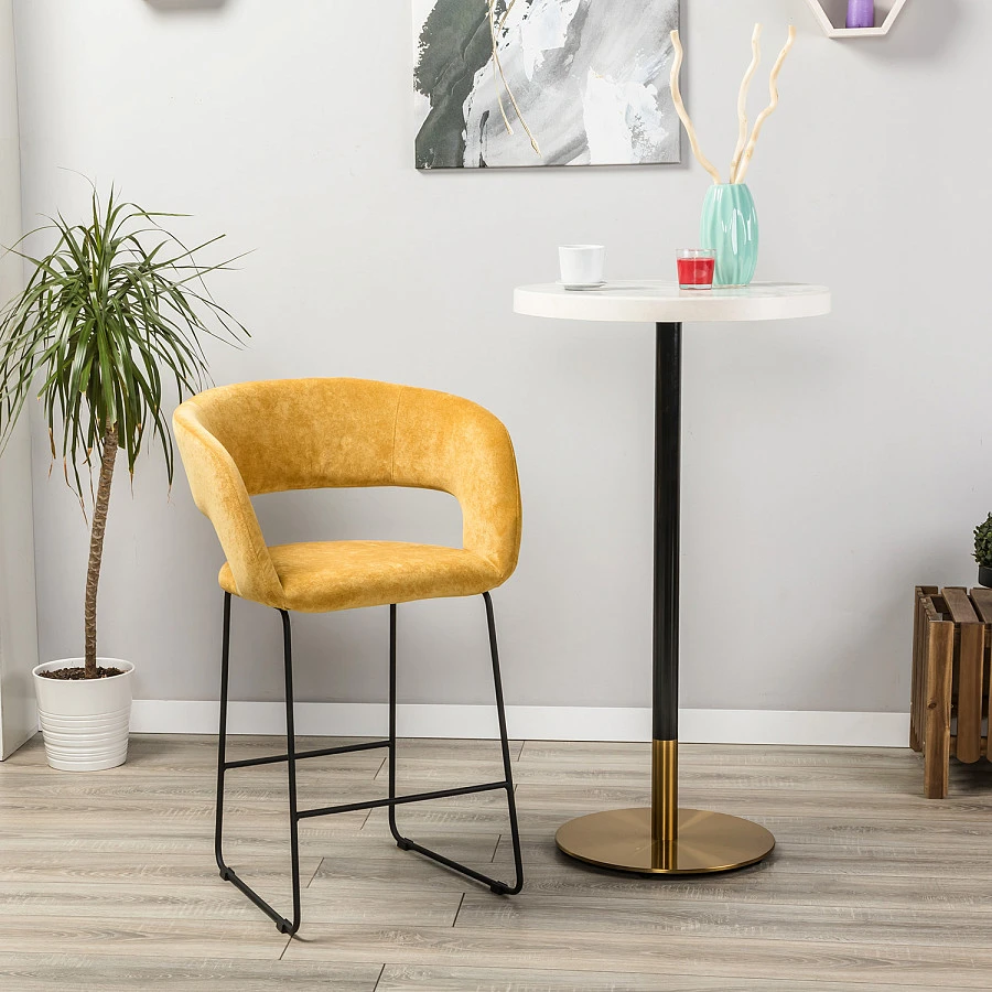 Кресло полубар Hugs желтый/Линк - фото 6